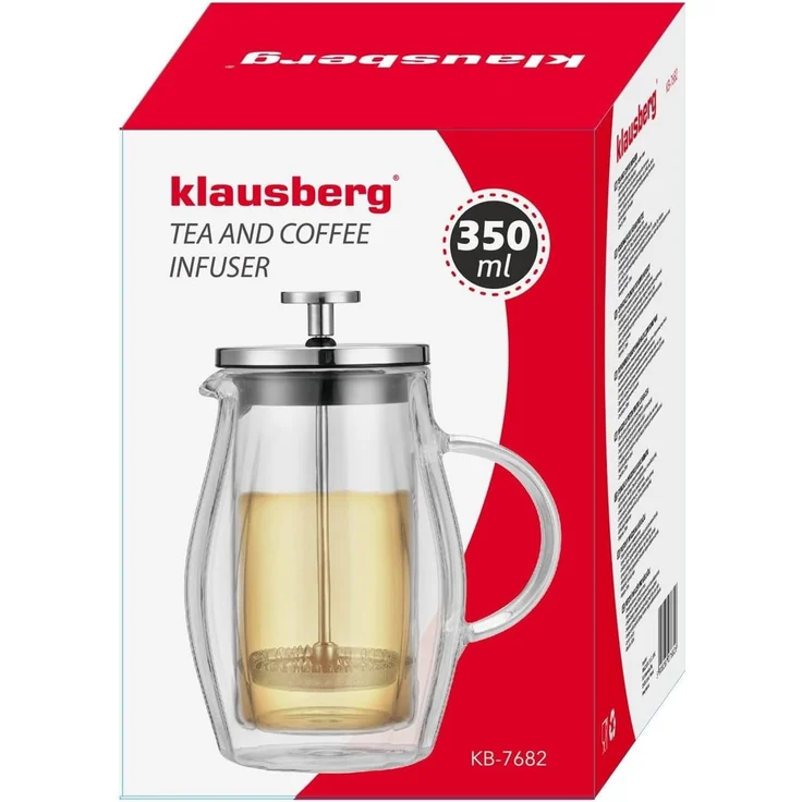 Klausberg Klausberg Kaffee-/Teebereiter 0,35l French Press KB7682 – Bild 5