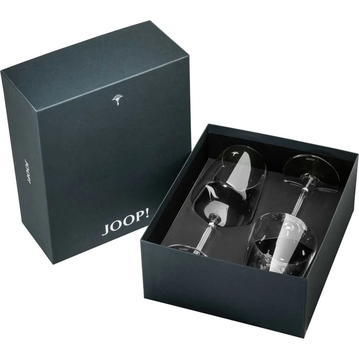JOOP! 'DINING GLAMOUR' Rotweinglas 2er-Set, Glas klar, 8.8 x 22.5 cm, spülmaschinengeeignet – Bild 2