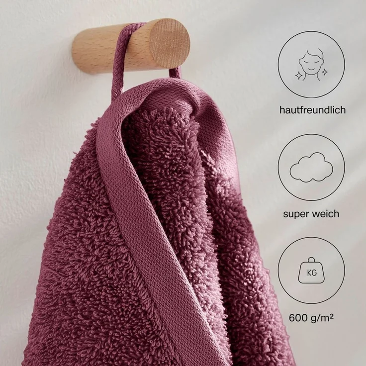 s.Oliver Gästehandtuch s.Oliver, Premium Qualität, 600 gr/m², auch als Sets erhältlich, Walkfrottier (1-St), große Farbauswahl, auch als Duschtuch, Waschhandschuh, Handtuch – Bild 3