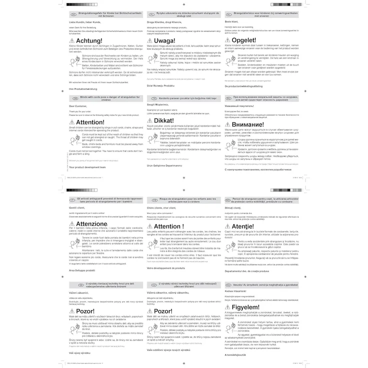 Kutti Raffrollo Olivia, mit Hakenaufhängung, ohne Bohren, freihängend, blickdicht, Baumwolle, Hakenaufhängung – Bild 5