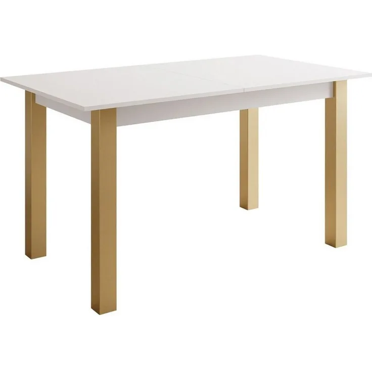 Lookway Esstisch ARTON GOLD ausziehbarer Tisch 140 cm