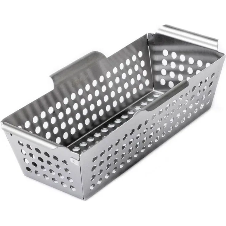 Grillfürst Gemüsekorb Edelstahl rechteckig 31 x 16cm