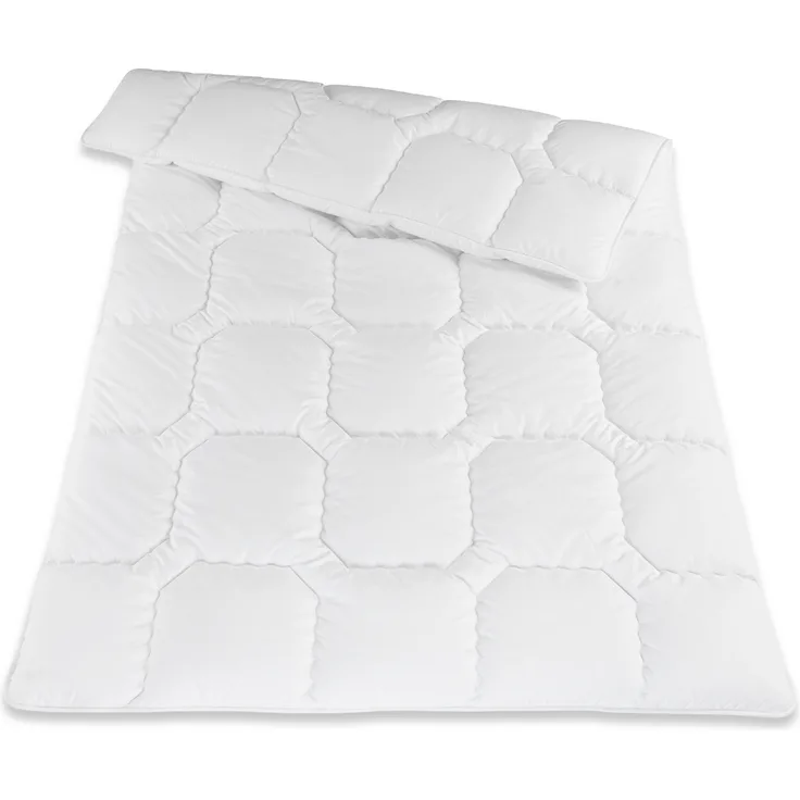 Traumhaft gut schlafen Softline - Steppbett, verschiedene Wärmestufen, Allergikergeeignet, Ausführung: Duo-Steppbett, Größe: 155 x 220 cm