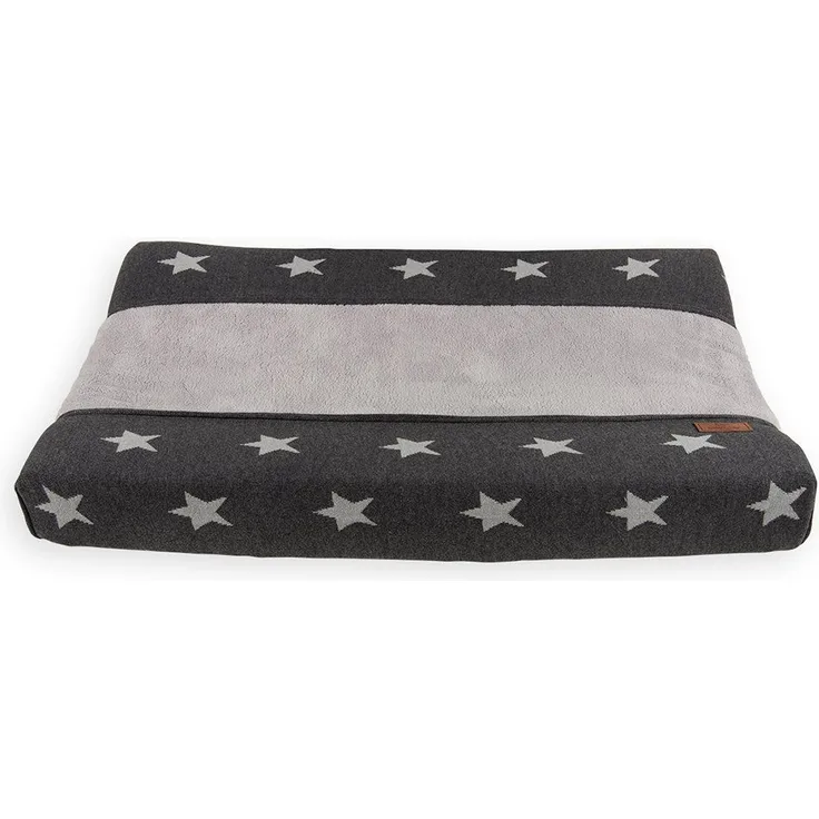 Baby's Only 912198 Wickelkissenbezug Stern Anthrazit / Grau