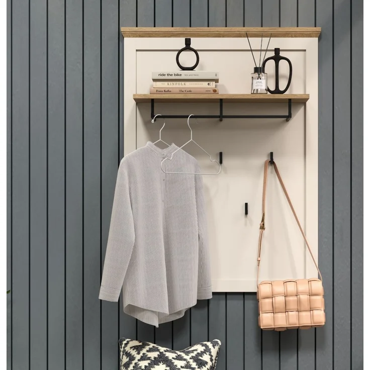 Garderobenpaneel Cozy in Kaschmir und Eiche 76 x 100 cm – Bild 5