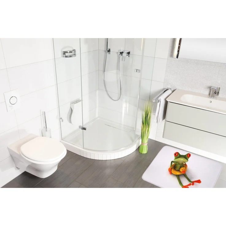 Sanilo Badematte Froggy, rutschhemmend, waschbar, schnelltrocknend, Polyester, rechteckig, sehr weich, hochwertig & modern, 50 x 80 cm oder 70 x 110 cm – Bild 2