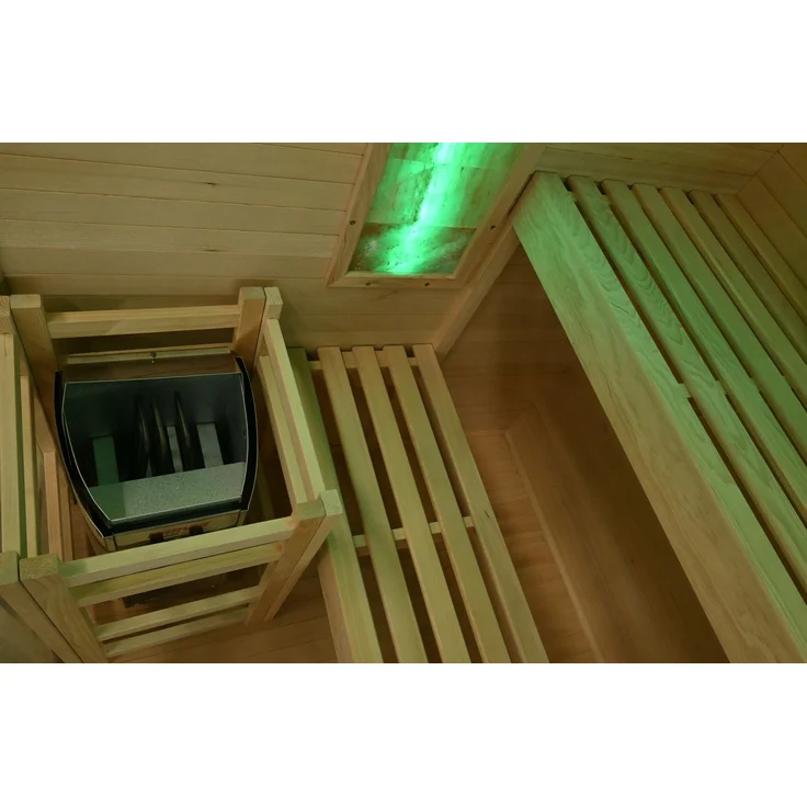 LUXOR 1 Sauna 2 Pers. 120x120x190 cm – Bild 4