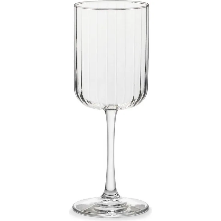 LIBBEY Weinglas Libbey Gläser-Set -LINEAR-, 12er Set, 12-tlg, Glas, 399 ml, hochwertig verarbeitet, im modernen Design