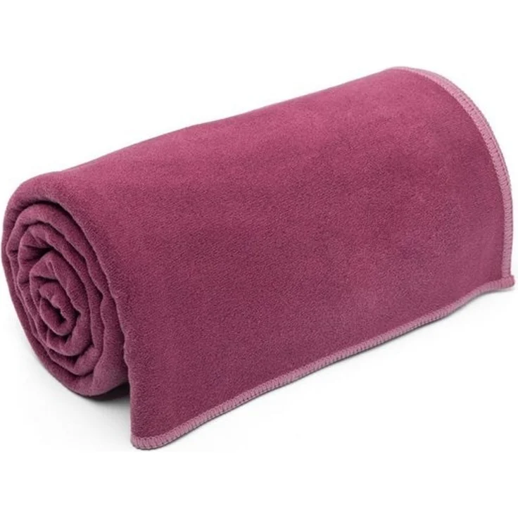 bodhi Sporthandtuch Yogamattenauflage FLOW Towel L aubergine – Bild 4