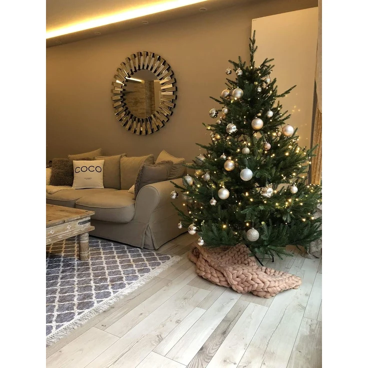 VIVANNO Künstlicher Weihnachtsbaum Künstlicher Weihnachtsbaum Premium Fichte, 120 cm hoch, Fichte – Bild 2