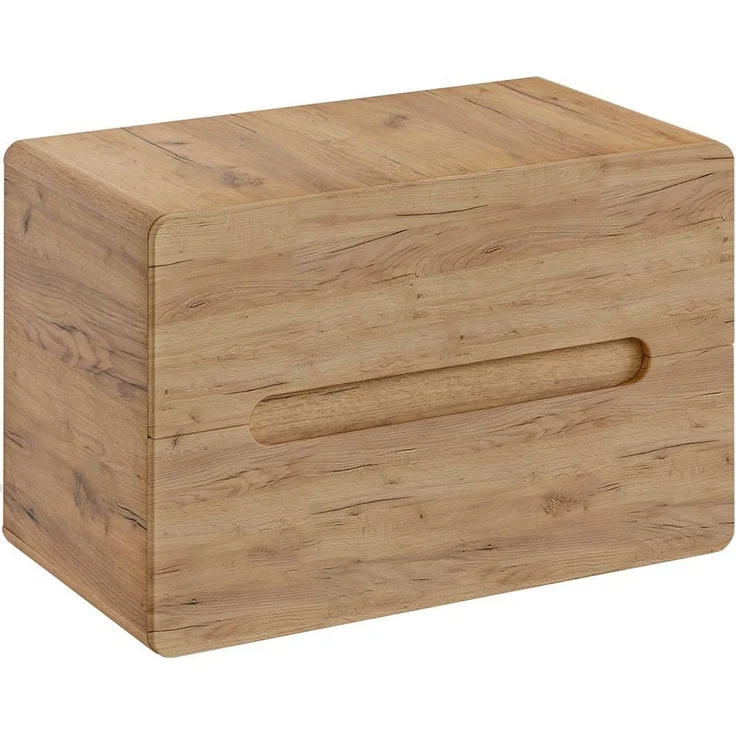 Badezimmermöbel Set mit 80 cm Waschtisch & LED-Spiegelschrank, Wotan Eiche Nb, B/H/T ca. 130/200/46 cm – Bild 2