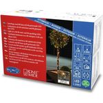 KONSTSMIDE No. 3641-810 LED Lichterkette Glimmereffekt 160 bernsteinfarbene Dioden IP44