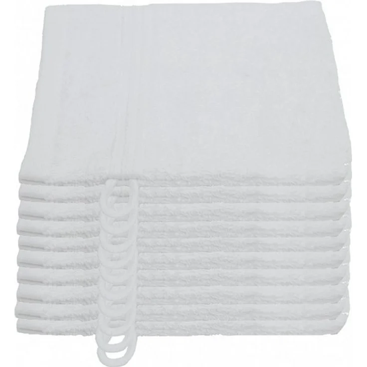 Julie Julsen Waschhandschuh 10-Waschhandschuh-Weiss-Waschhandschuh 15 x 21 cm (10-tlg) – Bild 2