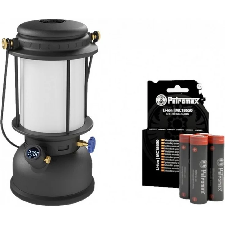 Petromax Gartenleuchte Petromax LM500 LED Laterne Schwarz Set inklusive Akku PX-LM500-Black – Bild 1
