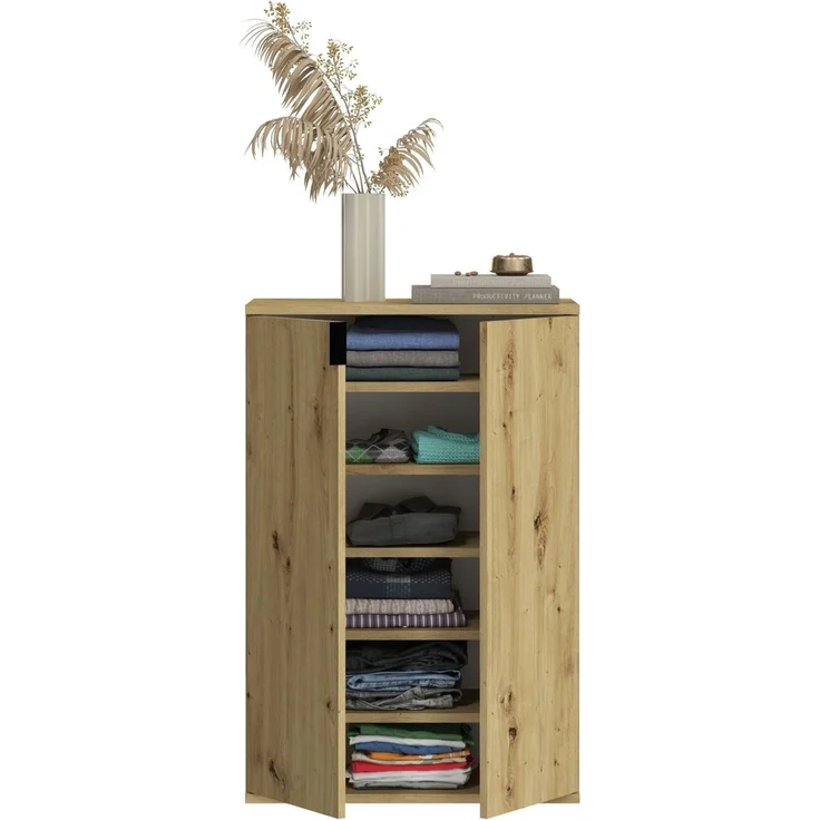 Garderoben-Set >Projekt X< in Artisan Eiche - 152x99x34cm (BxHxT) – Bild 5