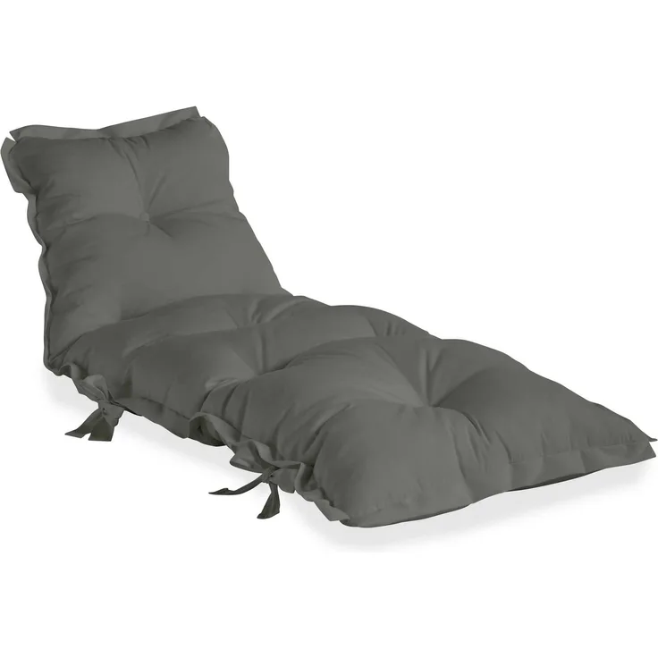 Karup Outdoor Polster Liege SIT and SLEEP OUT Dunkelgrau Grau, 403 Dark Grey 80x67x30 cm