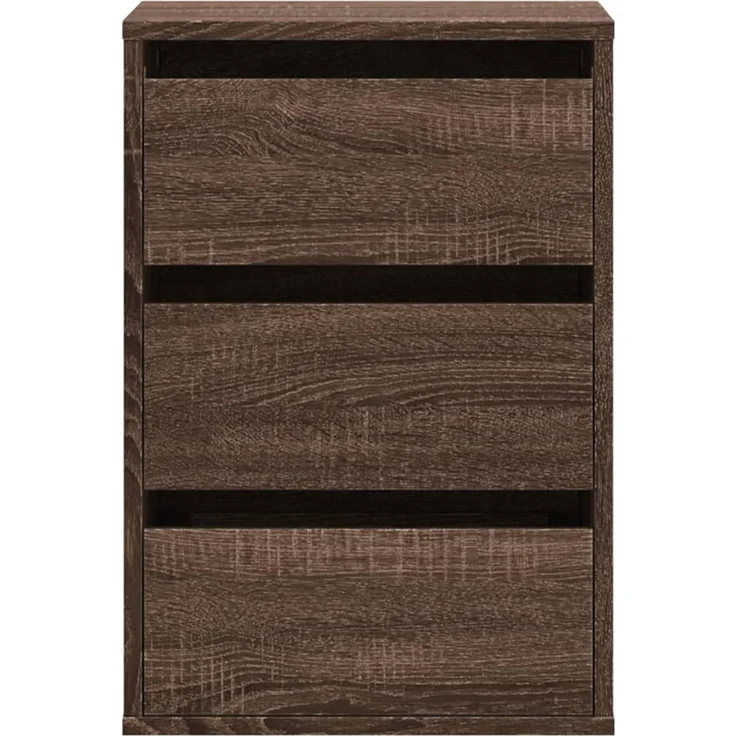 vidaXL Kommode Braun Eichen-Optik 40x41x58 cm Holzwerkstoff 852840 – Bild 3