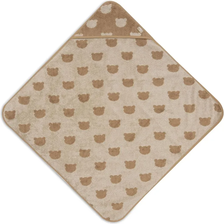 Jollein Frottee-Badecape - Jacquard Teddy Bear - 7