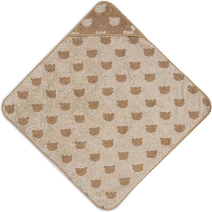 Jollein Frottee-Badecape - Jacquard Teddy Bear - 7