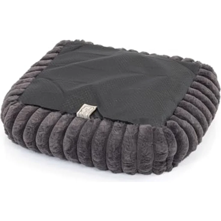 Wallace & Jones Tierbett Katzenbett Mary, edle Cordstoff-Optik, gepolsterte Seitenwände, anthrazit, ca. 71 x 58 x 18 cm – Bild 4