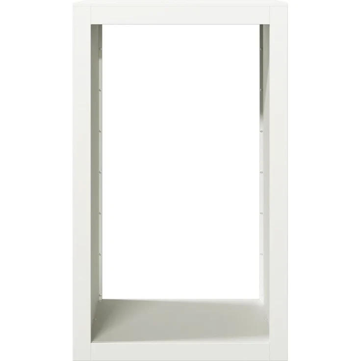 vidaXL Brennholzregal Weiß 60x40x100 cm Stahl 850990 – Bild 3