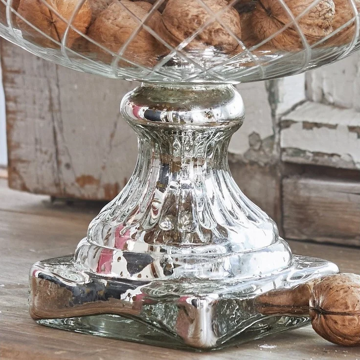 Mirabeau Geschirr-Set Schale Iesha klar/antiksilber, Glas – Bild 3