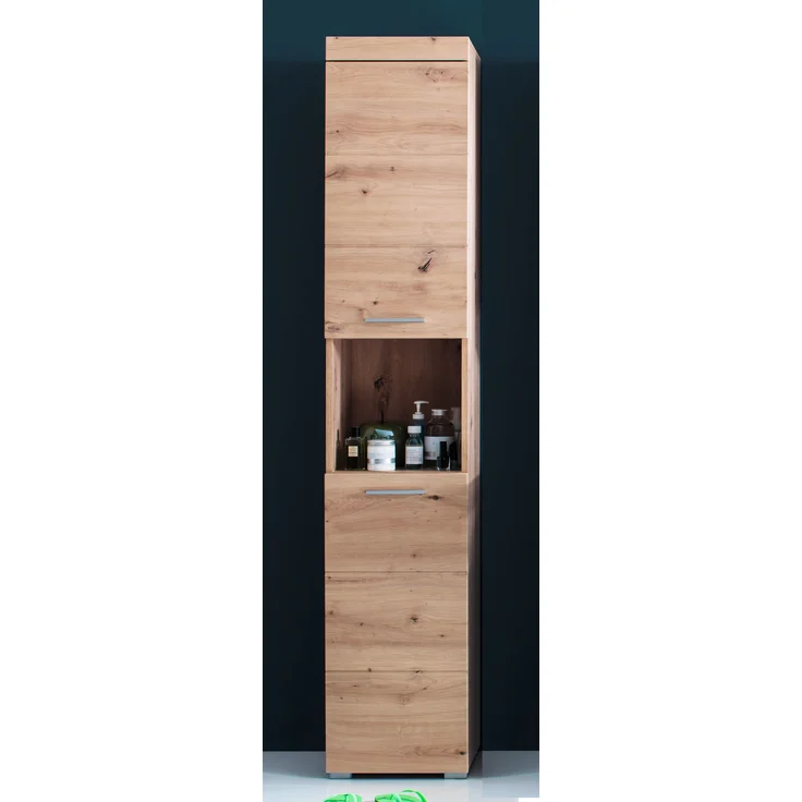 Trendteam 'Amanda' Hochschrank, Holz, Eiche, 190 x 31 x 37 cm – Bild 4