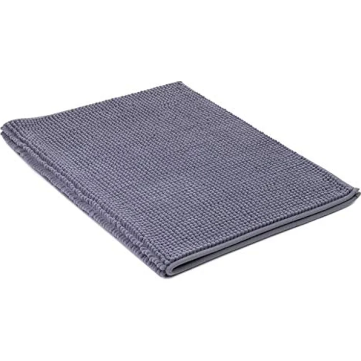 Gözze Anti-Rutsch-Badematte, Superweich, 100% Mikrofaser, 60 x 100 cm, Grau – Bild 3