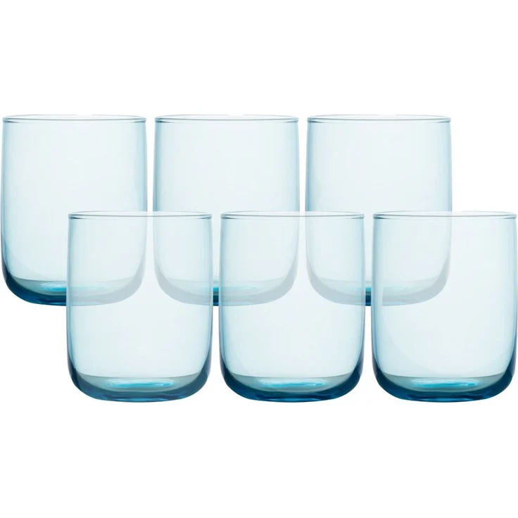 Hermia Concept 'F10000059' Gläser-Set (6-teilig), Türkis, 6,7 x 6,7 x 9 cm, 280 ml – Bild 5