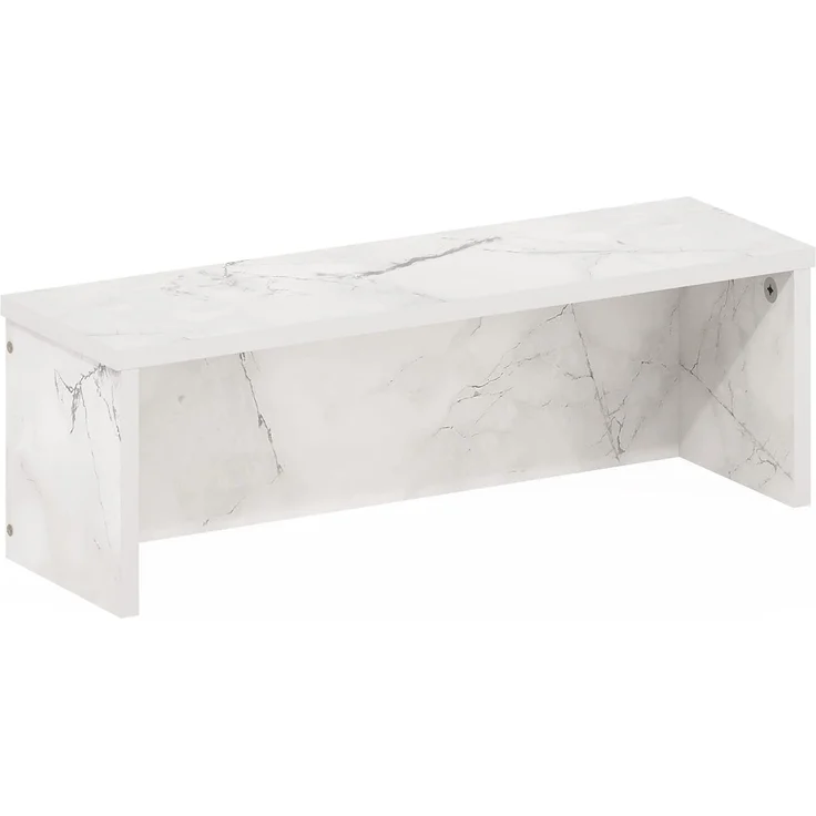 Furinno Helena 46cm Küchentheken-Stapelregal, Marmorweiß – Bild 5