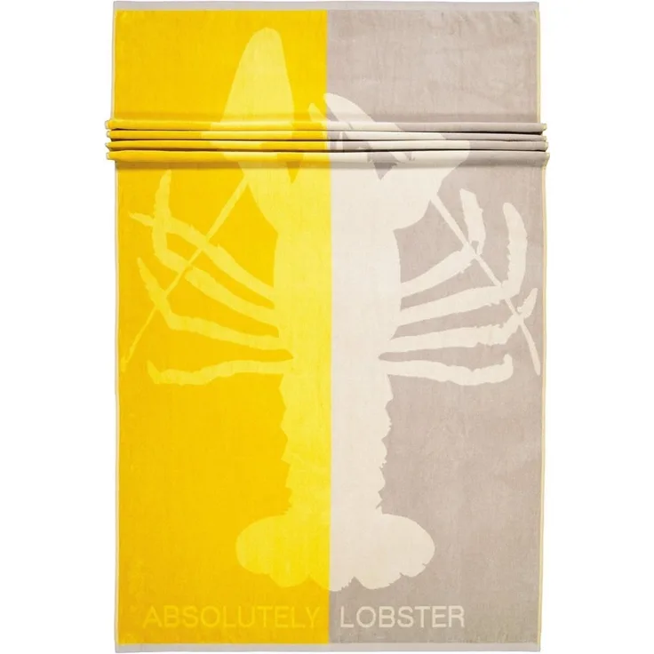 Vossen Strandtücher Absolutely Lobster, 100% Baumwolle