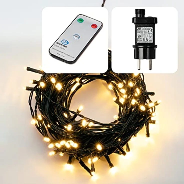 Hellum LED-Lichterkette 180-flg.m.FB GL22,9m 577150 – Bild 10