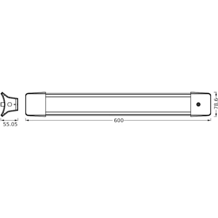 LEDVANCE Office Line Curve, Pendelleuchte, weiß, 24W, 2700lm, kaltweiß 4000K, IP20, lange Lebensdauer bis 30.000 Stunden – Bild 4