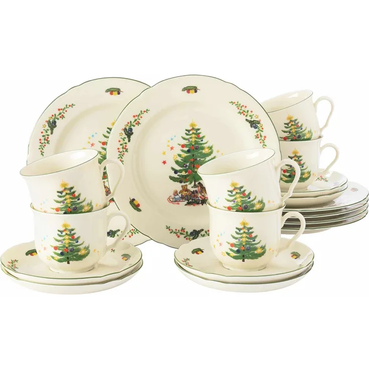 Seltmann Weiden Marieluise Weihnachten Kaffeeservice 18-teilig