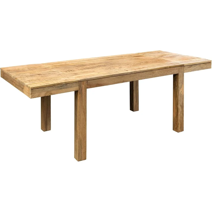riess-ambiente Esstisch PURE 120-200cm natur - Mangoholz, ausziehbar, massiv, robust, Unikat (Einzelartikel, 1-St), verlängerbarer Wohnzimmertisch für 8+ Personen - ideal für Essbereich – Bild 1