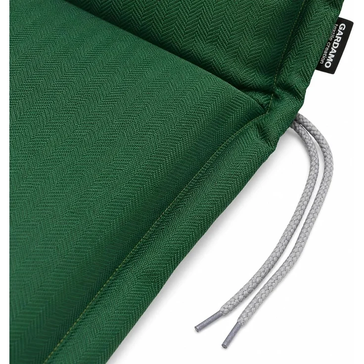 BURI 6x Auflagen Set Hochlehner für Gartenstühle 120x48x7cm Sesselauflagen Polster UV Lichtecht - Gartenstuhlauflagen Stuhlkissen mit Dicker Schaumstoff Füllung (Dunkelgrün) – Bild 8