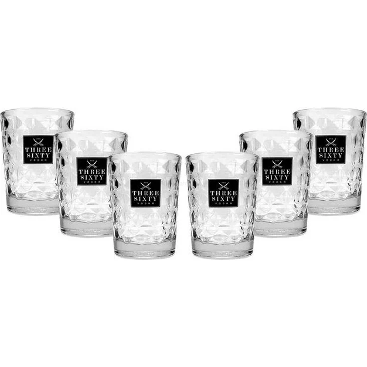 Three Sixty Tumbler Gläser Set – 6x Trinkgläser 0,2 l | Zeitloses Design für Bar & Alltag – Bild 4