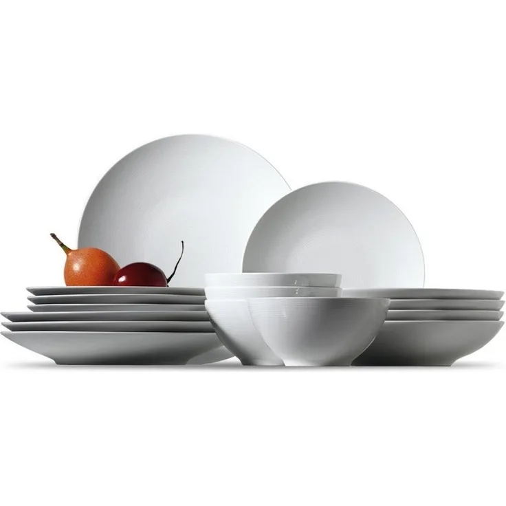 Thomas Loft Set No 5, Geschirr, Porzellan, Weiß, Spülmaschinenfest, 16-tlg, 18733