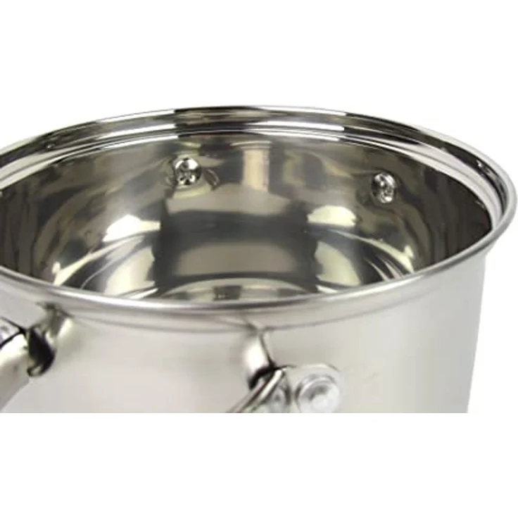 Michelino Topf-Set 8-teiliges Topfset "Berlin" mit Füllstandsanzeige für alle Herdarten, Edelstahl (8-tlg), Induktionsgeeignet – Bild 5