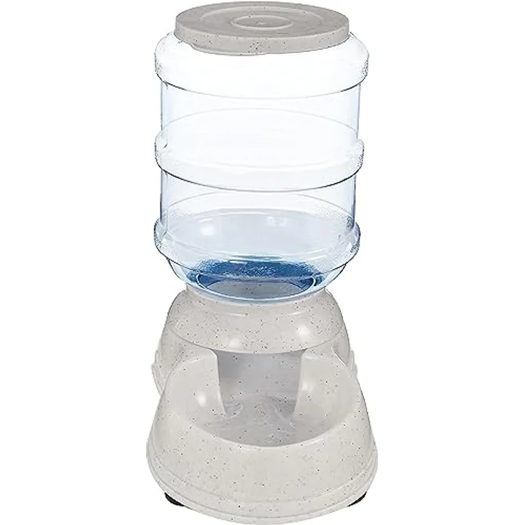 Futter- und Wasserspender für Haustiere, Futterstation, Größe S, Transparent – Bild 4