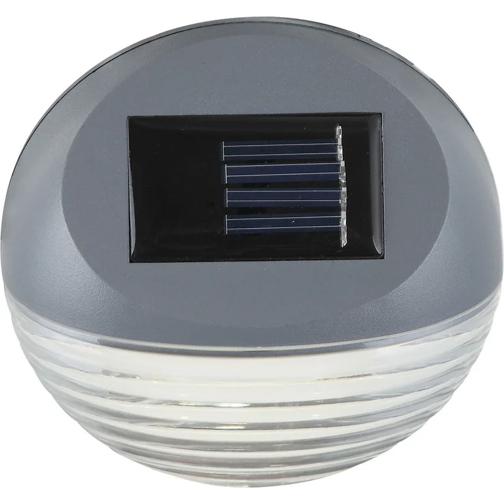 10er Set LED Zaun Solarleuchten, Durchmesser 11 cm – Bild 10