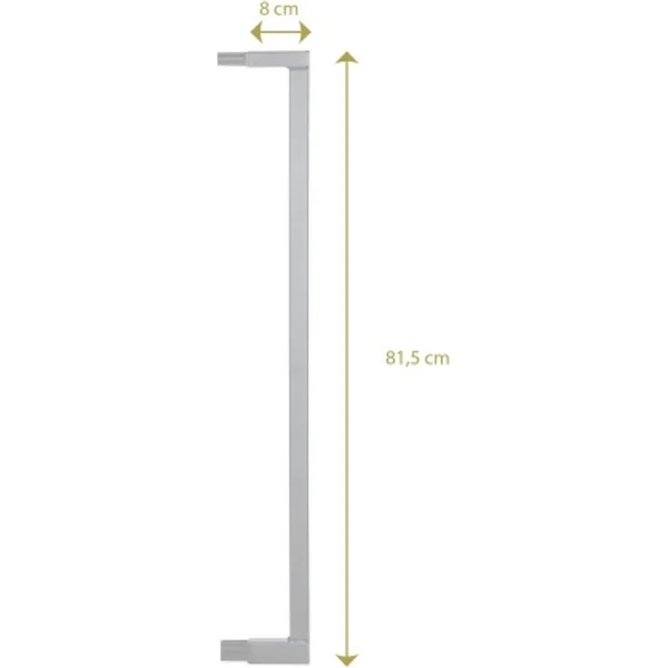 Geuther Verlängerung EASYLOCK PLUS | Passung: 72 cm | stabile Erweiterung | sichere Steckverbindung | ohne Bohren | geeignet für alle Easylock Gitter | kombinierbar mit Zusatzklemmensets | Anthrazit