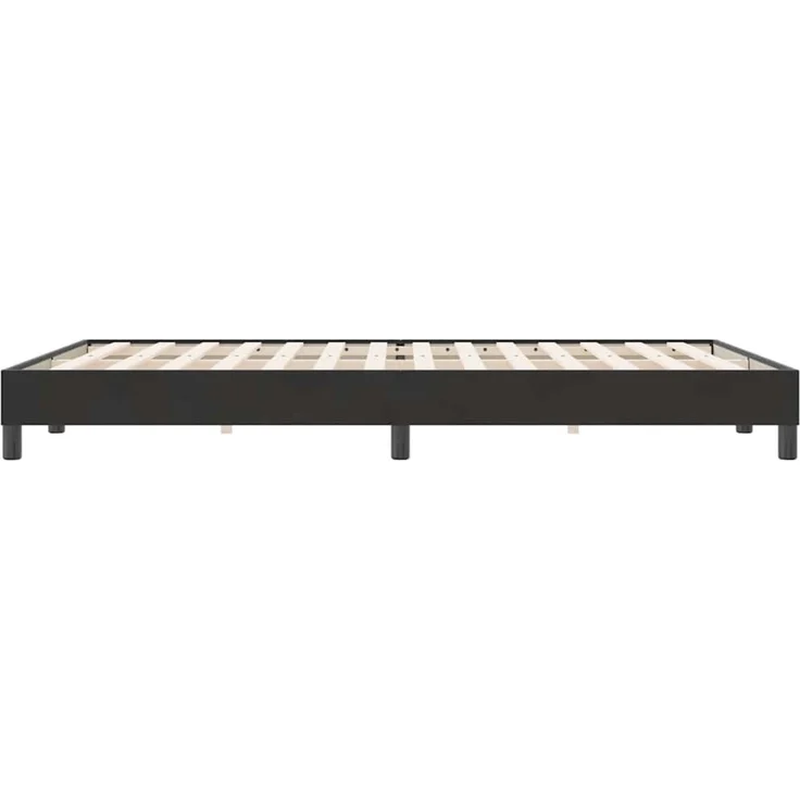 vidaXL Boxspringbett ohne Matratze Schwarz 160x220 cm Samt 3315881 – Bild 6