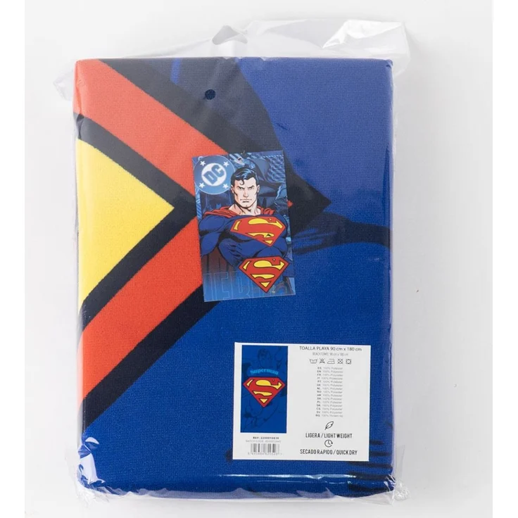 Superman Polyester Strandtuch 90 × 180 cm 250 gsm pflegeleicht – Bild 4
