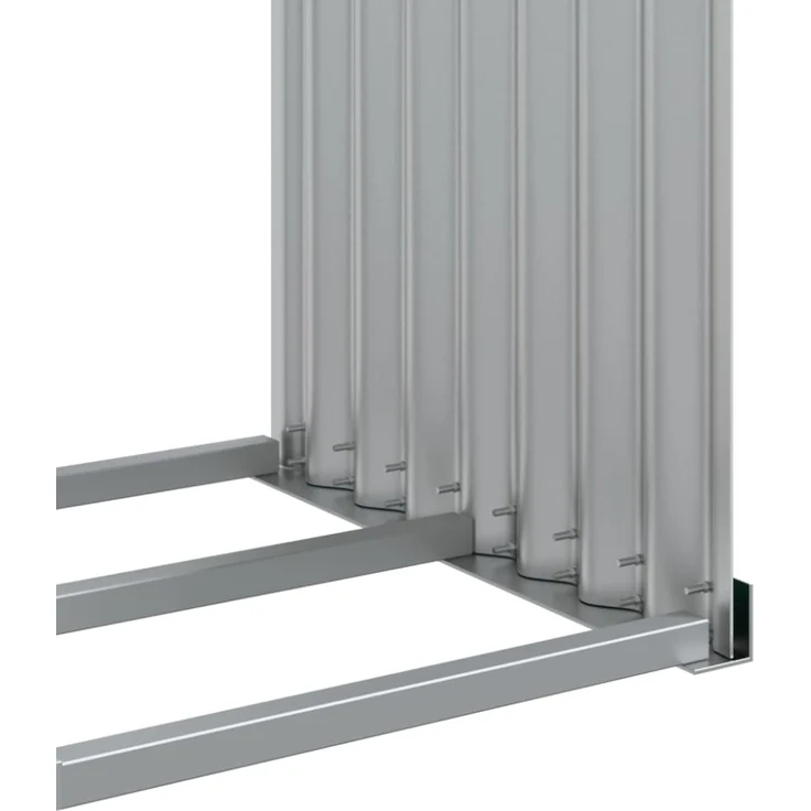 vidaXL Kaminholzunterstand Grün 120x45x100 cm Verzinkter Stahl 364543 – Bild 8