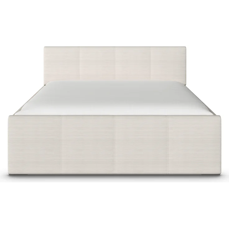rauch Bett Holga, Polsterbett, mit Polster-Kopfteil, Farbe Webstoff Ivory/Champagner, Beige, Liegefläche 180x200cm – Bild 2