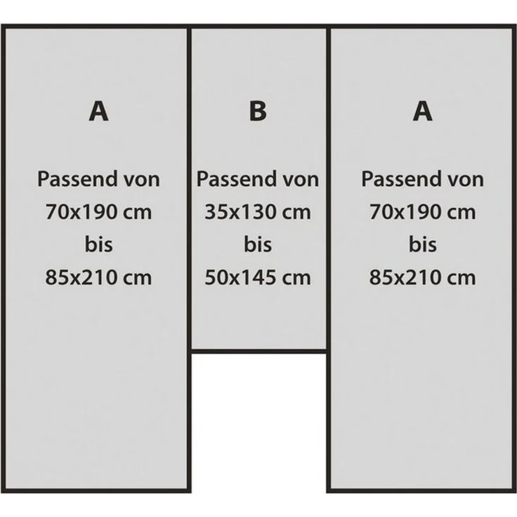 Erwin Müller Spannbettlaken Spannbettlaken 3er-Set für Wohnmobil/Wohnwagen Heckbett, Jersey, Gummizug: Rundumgummi, (1 Stück), Multi-Stretch-Jersey Uni – Bild 2