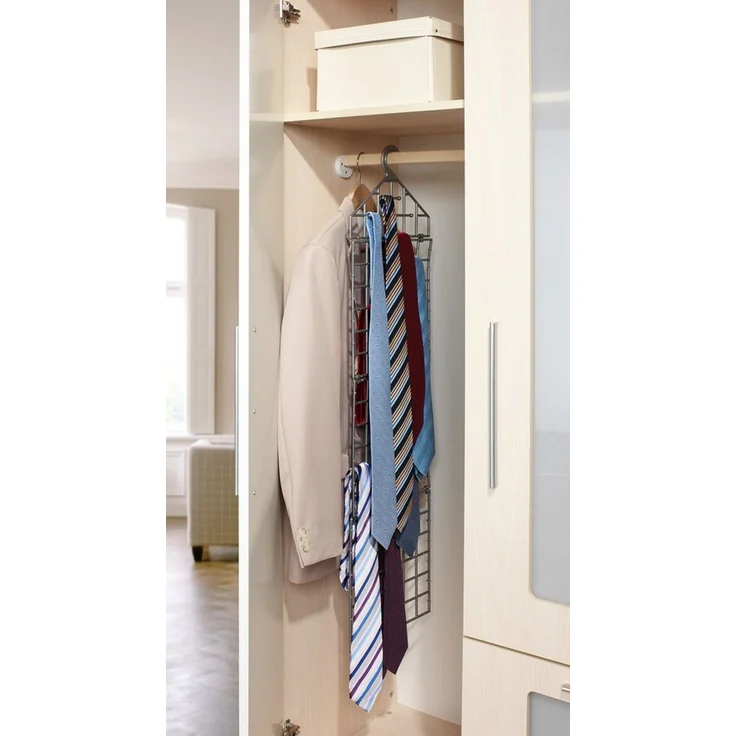 Ruco Hängeaufbewahrung Organizer für Accessoires, Kleideraufbewahrung für Schranktür oder Kleiderstange, Made in Germany – Bild 2