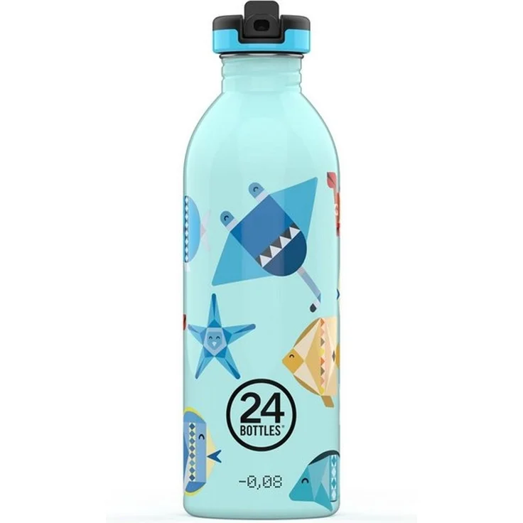 24Bottles Kids Bottle – Trinkflasche für Kinder Grundschule und Kindergarten, 250/500 ml, Flasche mit Deckel, 100% luftdicht, Edelstahlflaschen – Bild 3