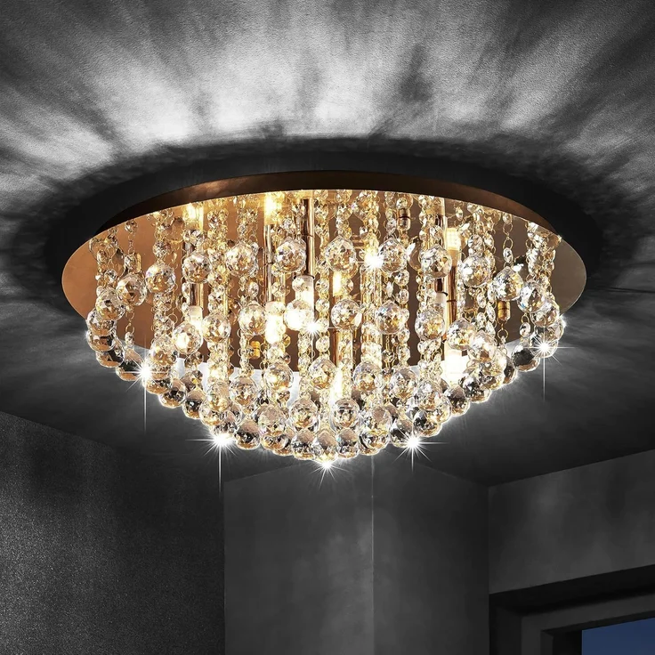 Lindby Deckenleuchten Gillion, Gold / Messing IP20, 8 x 8 W LED – Bild 4